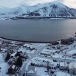 Borgarnes covered in Snow