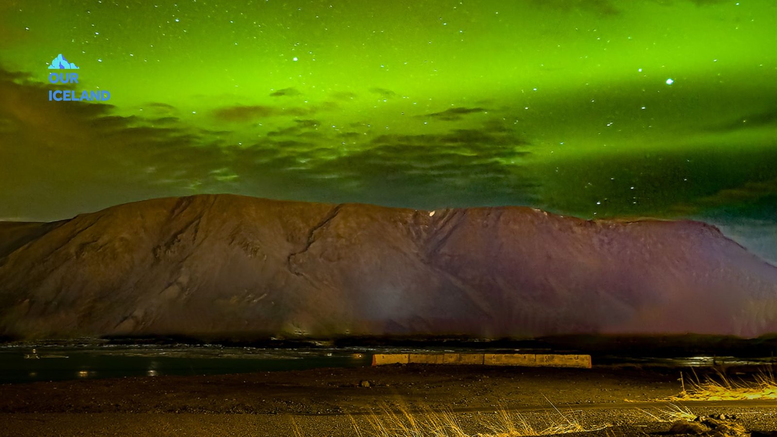 Northern lights at Selfoss