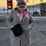 Tourist at Borgarnes